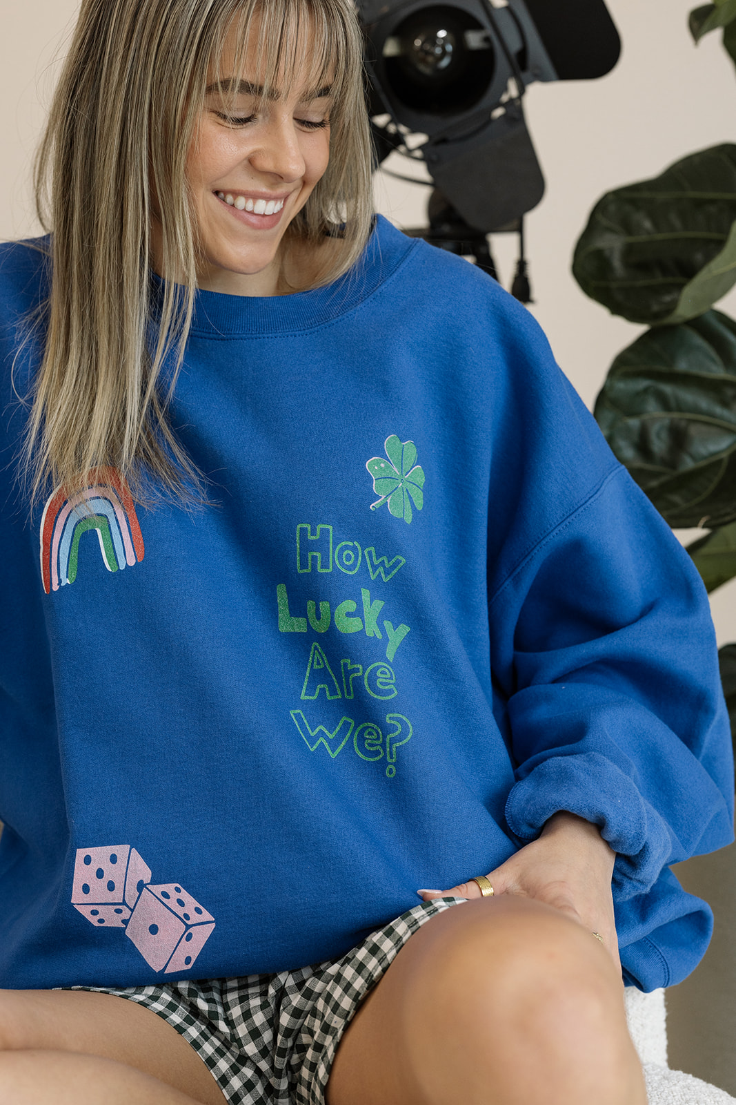 How Lucky Are We Sweatshirt