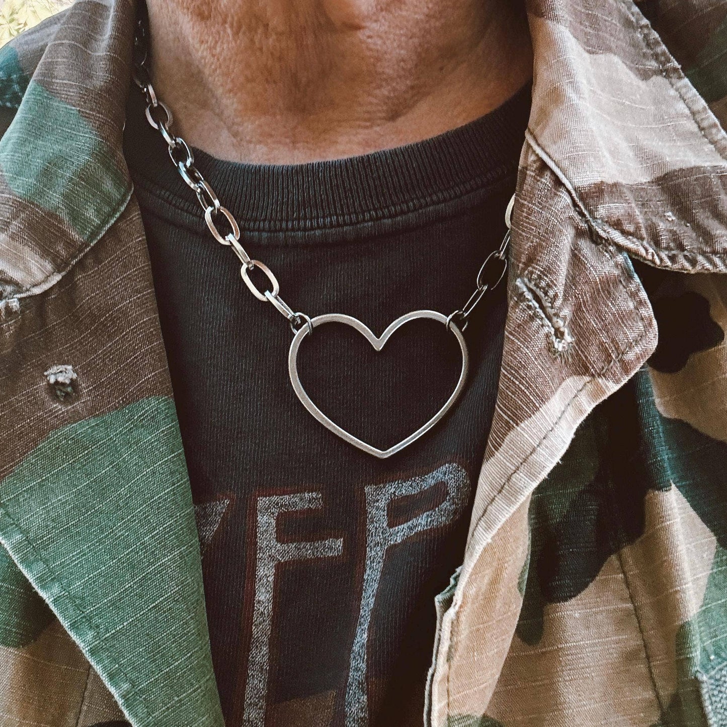 Open Heart Necklace: 18