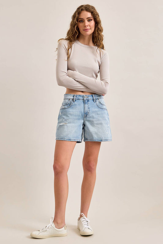 A New Arrival                       5” INSEAM MID-RISE SAMMIE BARREL SHORTS
