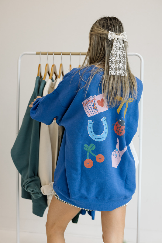 How Lucky Are We Sweatshirt