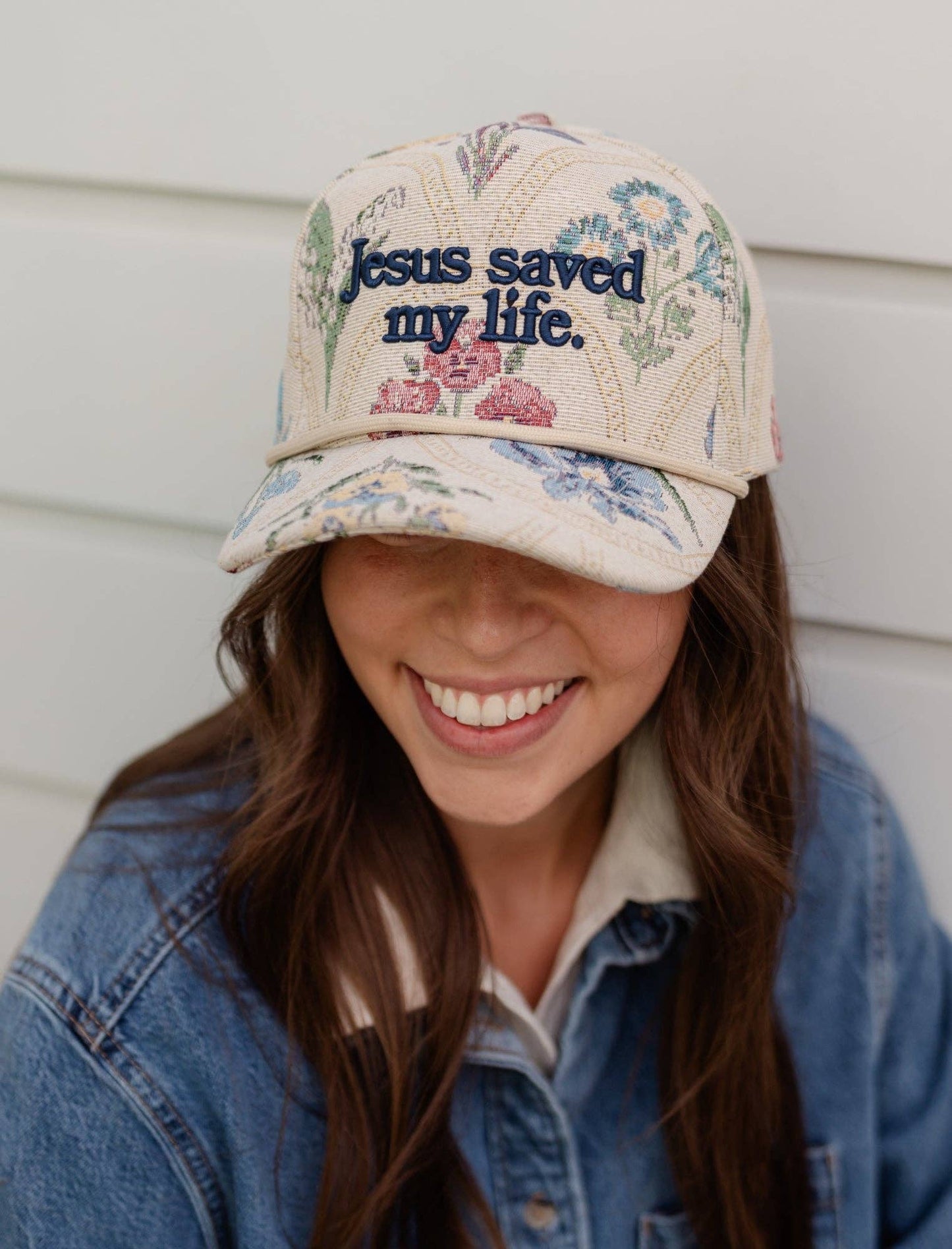 A New Arrival Jesus saved my life Hat