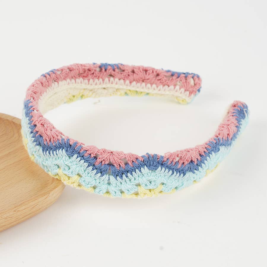 Boho Floral Daisy Cherry Cute ladybug Crochet lace headband
