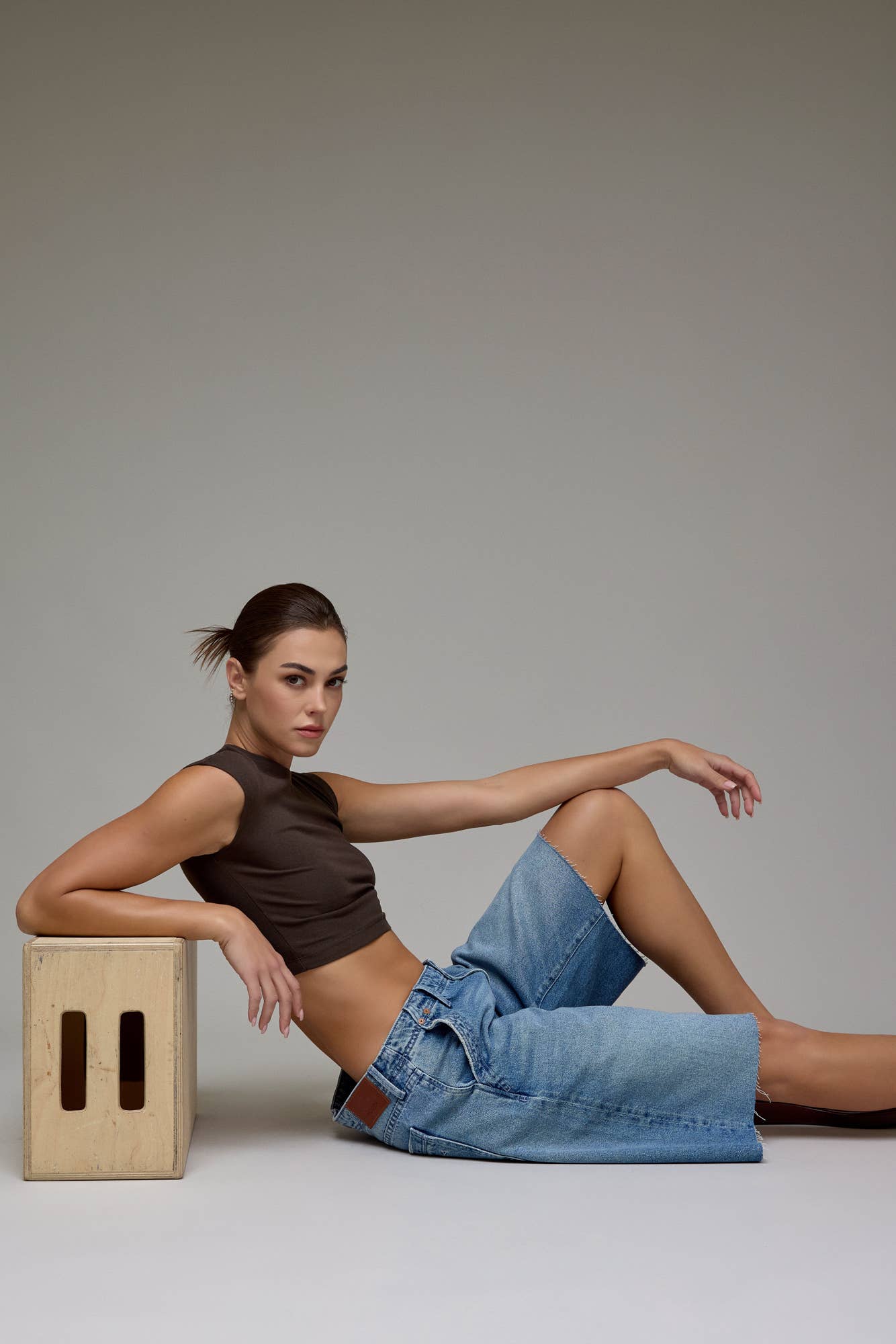 A New Arrival              Medium Wash Clean Classic 13 1/2" Inseam Barrel Shorts