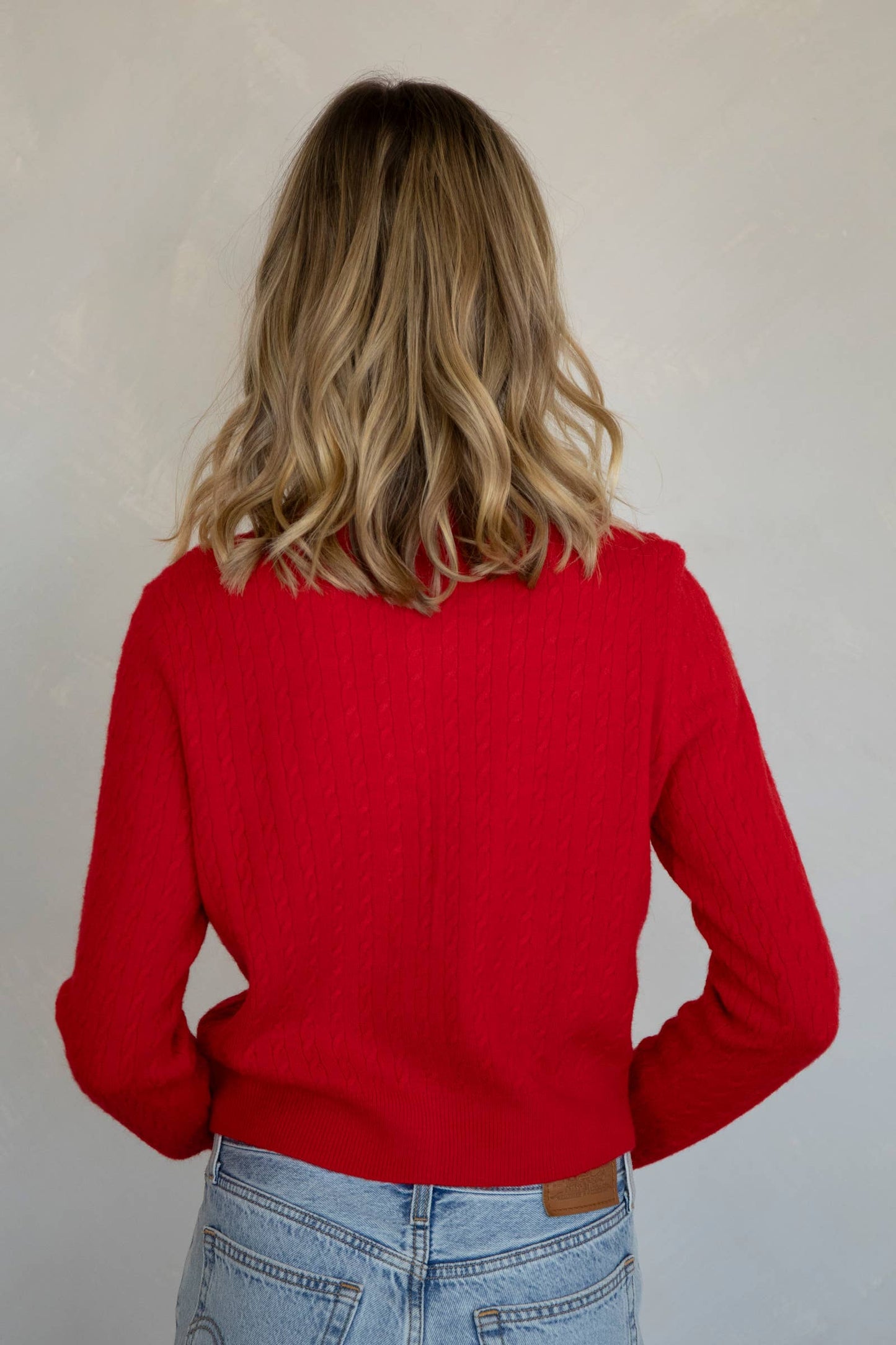 Lila Cardigan: Red