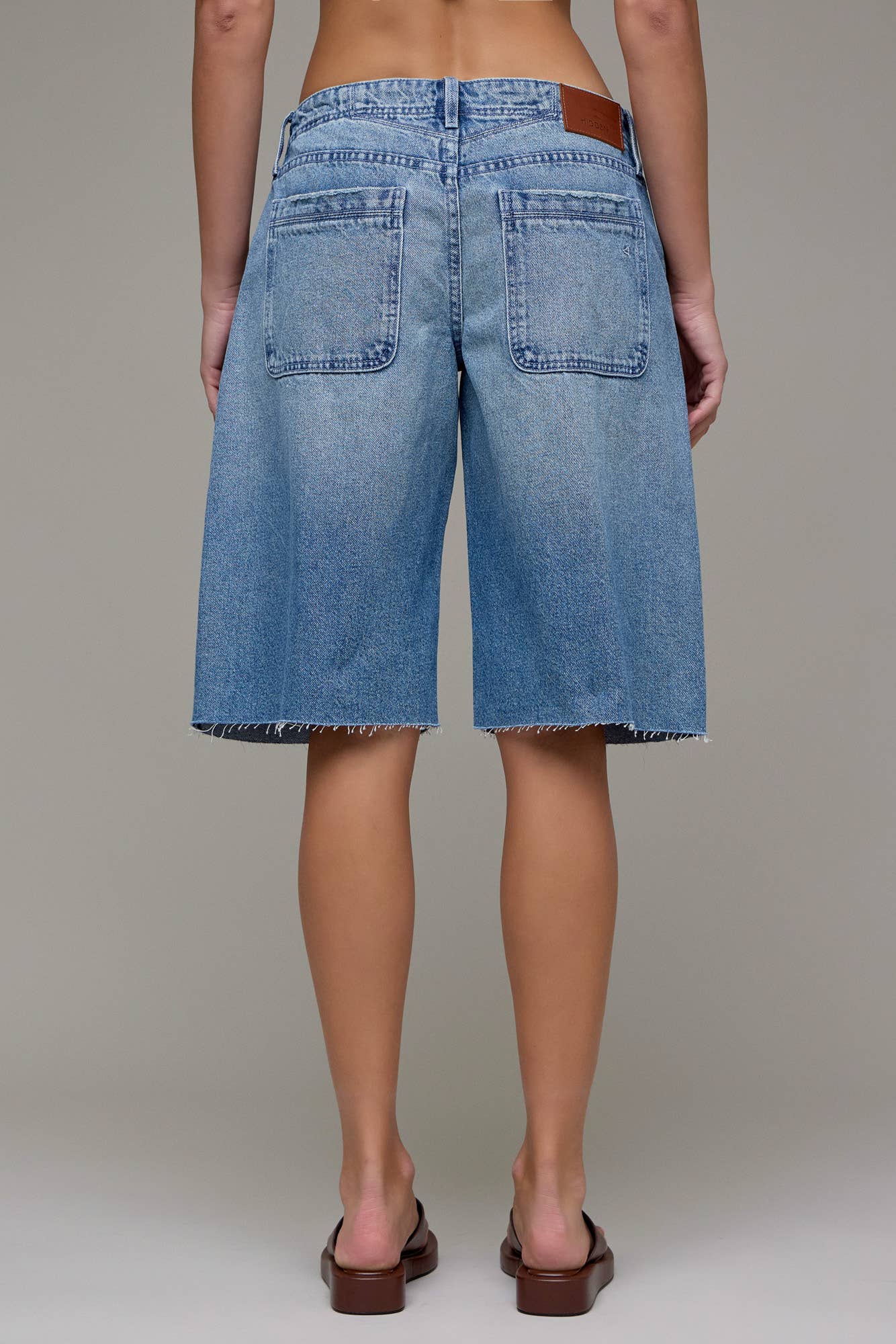 A New Arrival              Medium Wash Clean Classic 13 1/2" Inseam Barrel Shorts