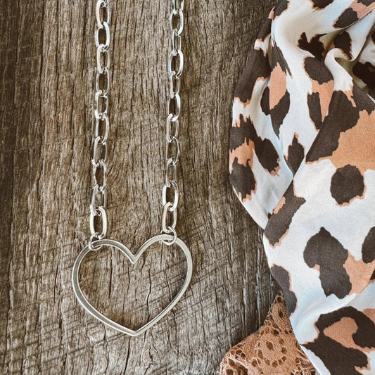 Open Heart Necklace: 18