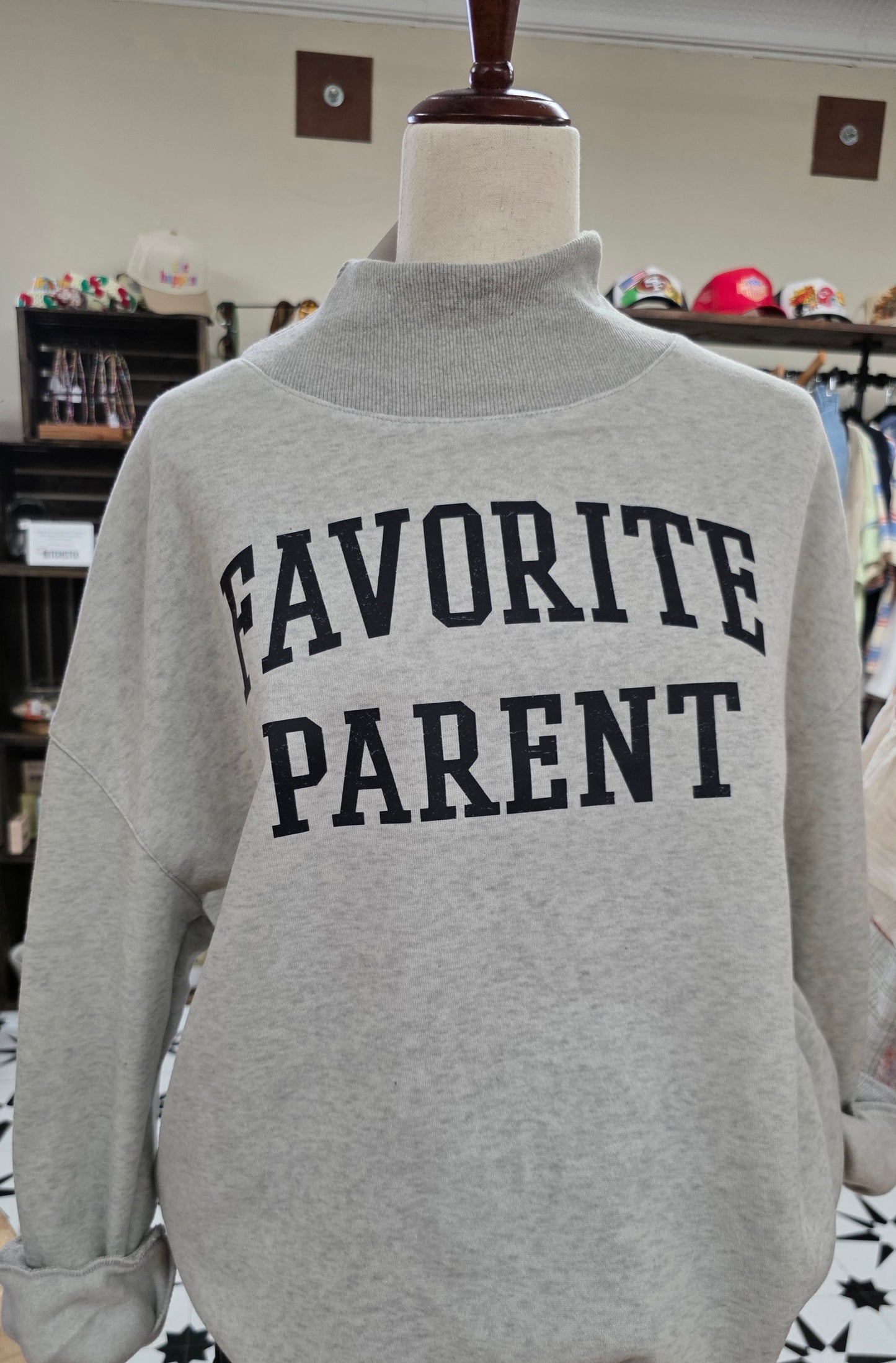 A New Arrival Favorite Parent Mock Neck