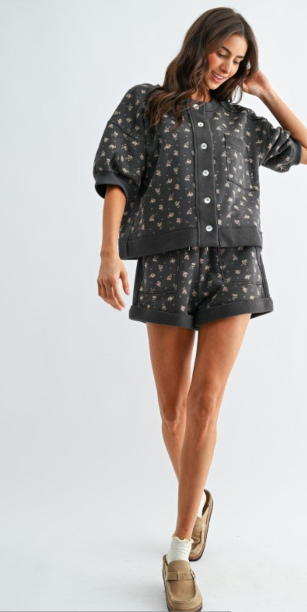 A New Arrival Floral Print Set