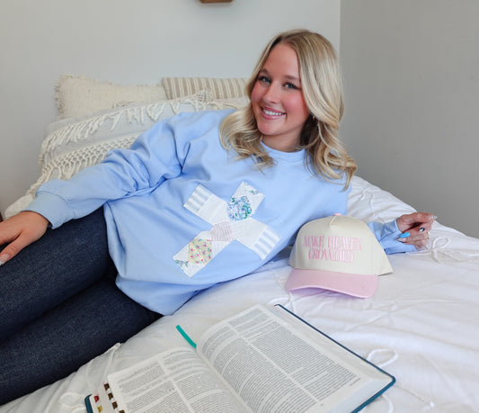 Custom Quilted Cross Sweatshirt