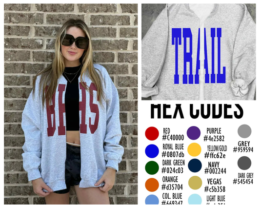 Buckeye Trail Split Sweatshirt Cardi